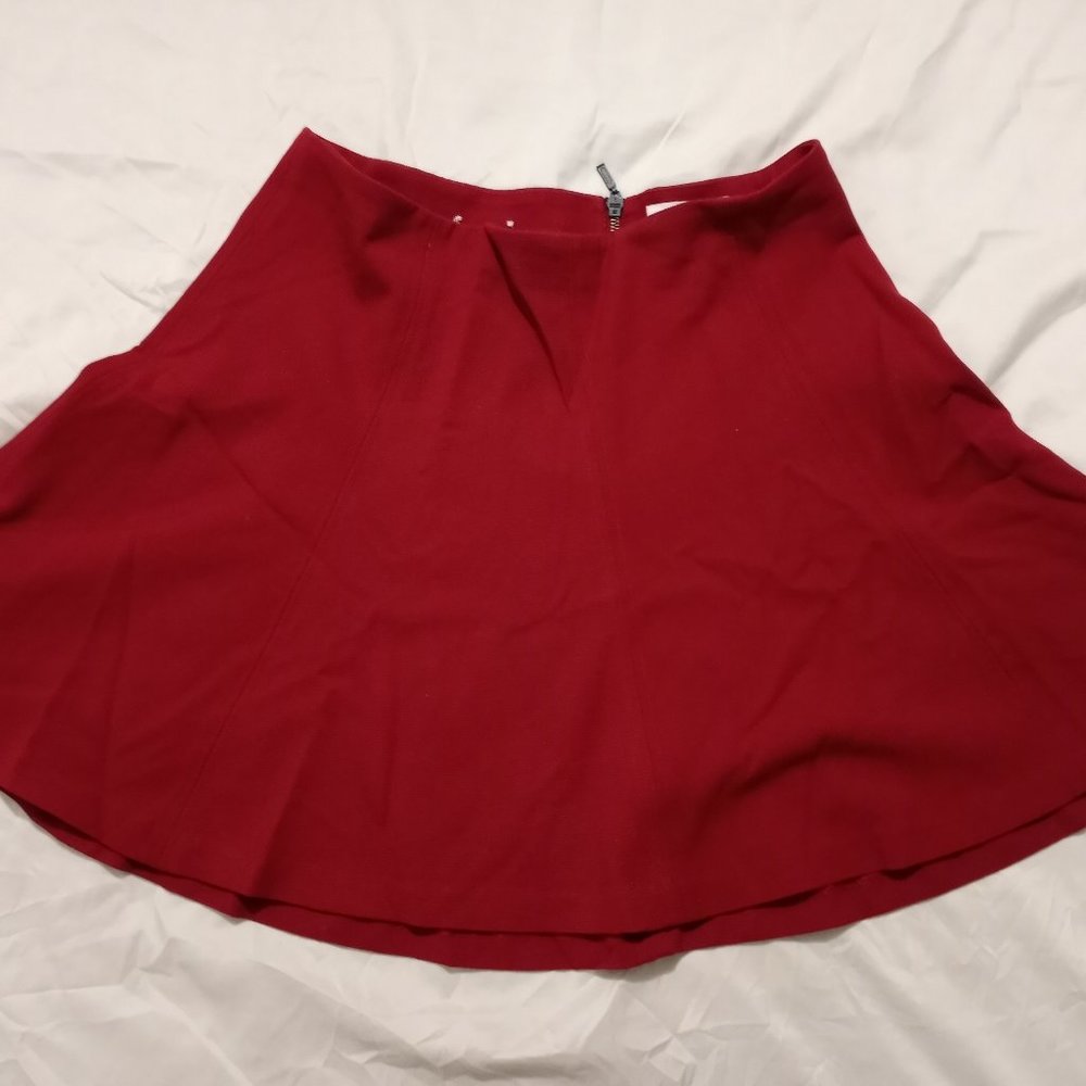 Women's Red Mini Skirt
